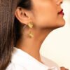 Floral twin earrings 1